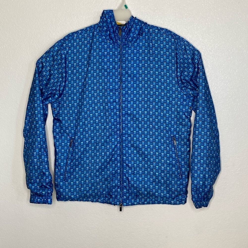 FENDI Monster Eyes Full Zip Windbreaker Jacket Size 50